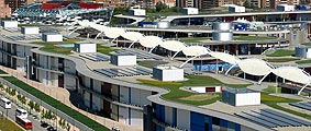 Green roofs at the EXPO Saragossa, Spain
